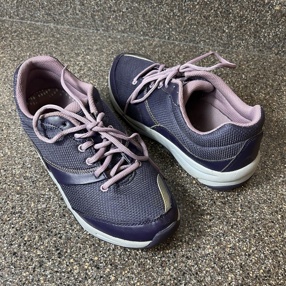 Vionic Purple Synthetic Running Shoes Womens Size 8.5 Comfort Casual Lace Up Low